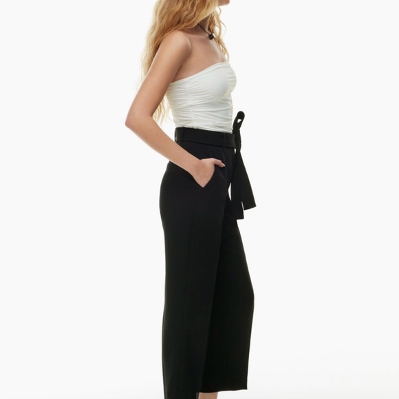 Black Wilfred front tie pant - Picture 3 of 7